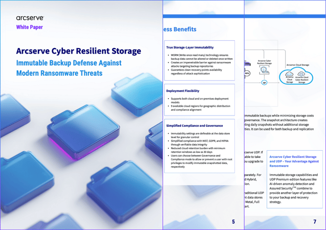Cyber Resilient Storage White Paper Preview Image-1