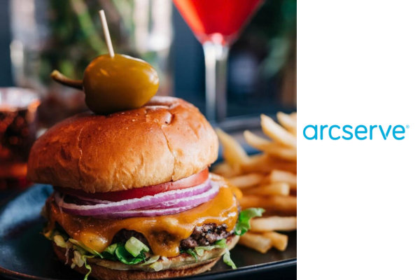 burger-with-arcserve-logo-600x400