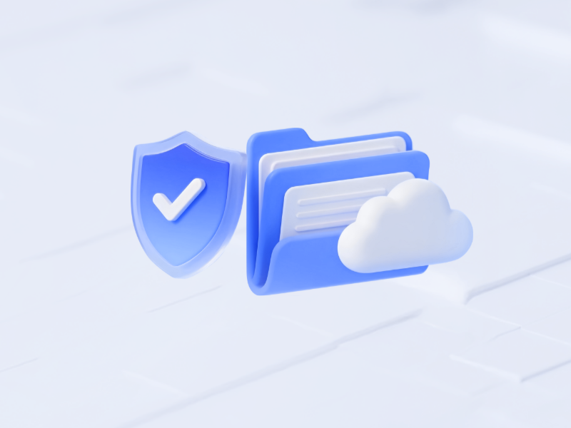 data folder, shield, cloud