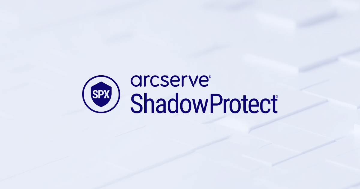 Featured Image for the blog about the upcoming Arcserve ShadowProtect 8.0 release