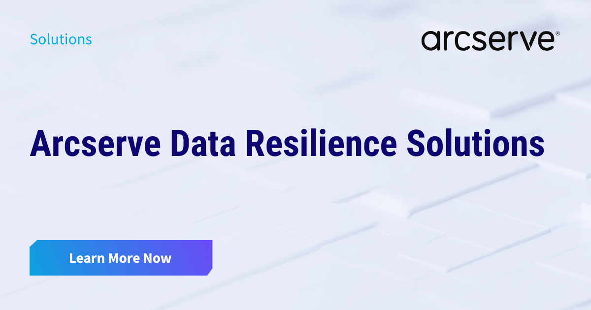 Data Resilience Solutions