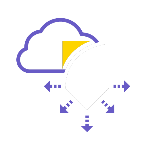 Cloud Hybrid icon