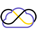 Business Continuity Cloud icon for light backgrounds
