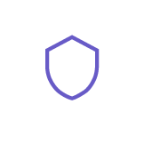Protect data shield icon