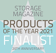 Storage Magazine Products of the Year Finalist logo 2021